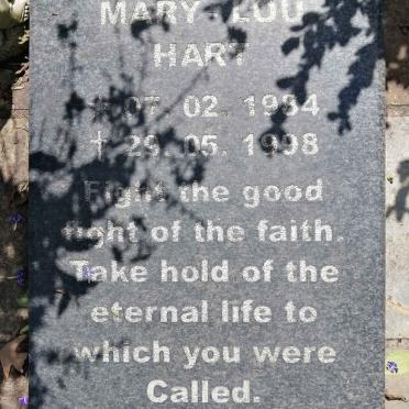 HART Mary-Lou 1984-1998