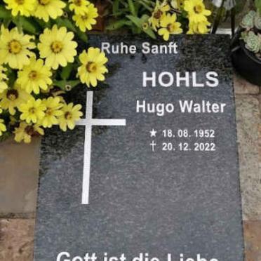 HOHLS Hugo Walter 1952-2022