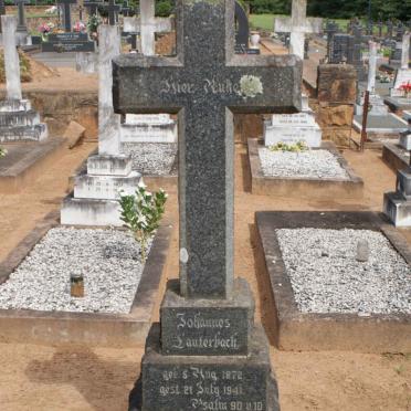 LAUTERBACH Johannes 1872-1941 &amp; Martha STIELAU 1885-1958