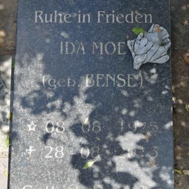 MOE Ida nee BENSE 1925-2013