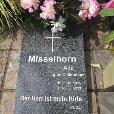 MISSELHORN Ada  Louise nee OELLERMANN 1935-2022