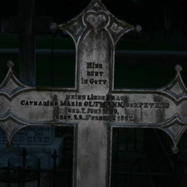 OLTMAN Catharine Marie nee PETERS 1859-1897