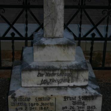 WITTIG Ernst Eduard 1845-1911 &amp; Amalie Emilie KOCH 1847-1937