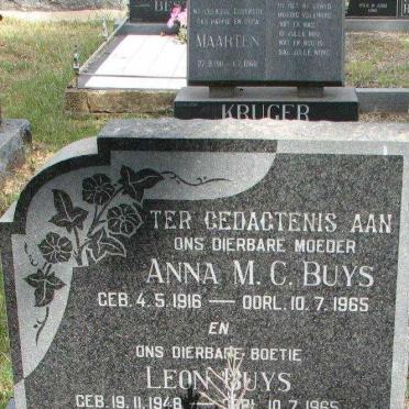 BUYS Anna M.C. 1916-1965 :: BUYS Leon 1948-1965