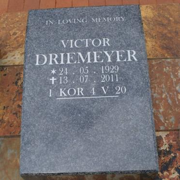 DRIEMEYER Victor 1929-2011