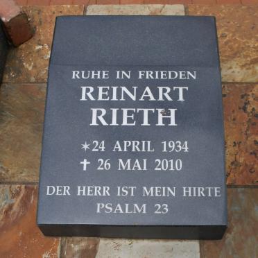 RIETH Reinart 1934-2010