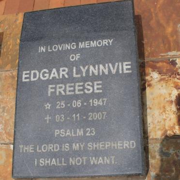 FREESE Edgar Lynnvie 1947-2007