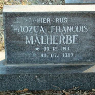 MALHERBE Jozua Francois 1911-1987