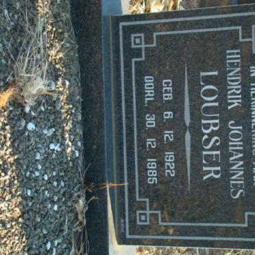 LOUBSER Hendrik Johannes 1922-1985