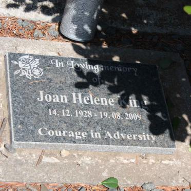 KING Joan Helene 1928-2009