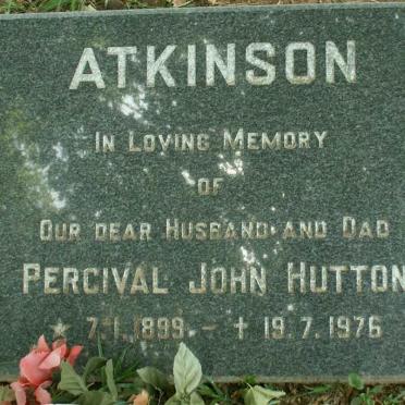 ATKINSON Percival John Hutton 1899-1976