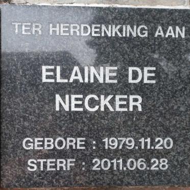 NECKER Elaine, de 1979-2011