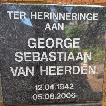 HEERDEN George Sebastiaan, van 1942-2006
