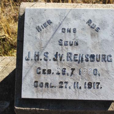 RENSBURG J.H.S., J.v. 1900-1917