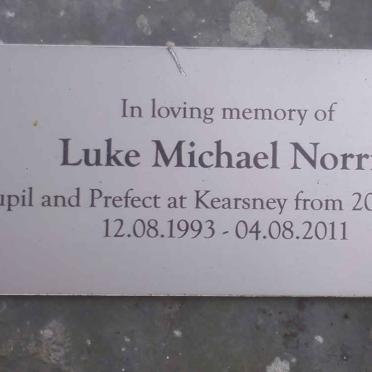 NORRIS Luke Michael 1993-2011