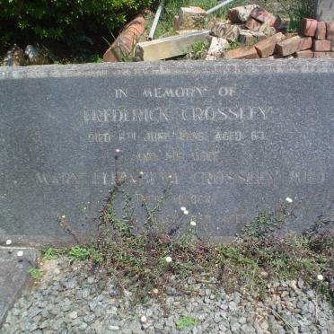 CROSSLEY Frederick -1939 &amp; Mary Elizabeth