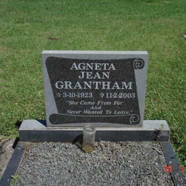 GRANTHAM Agneta Jean 1923-2003