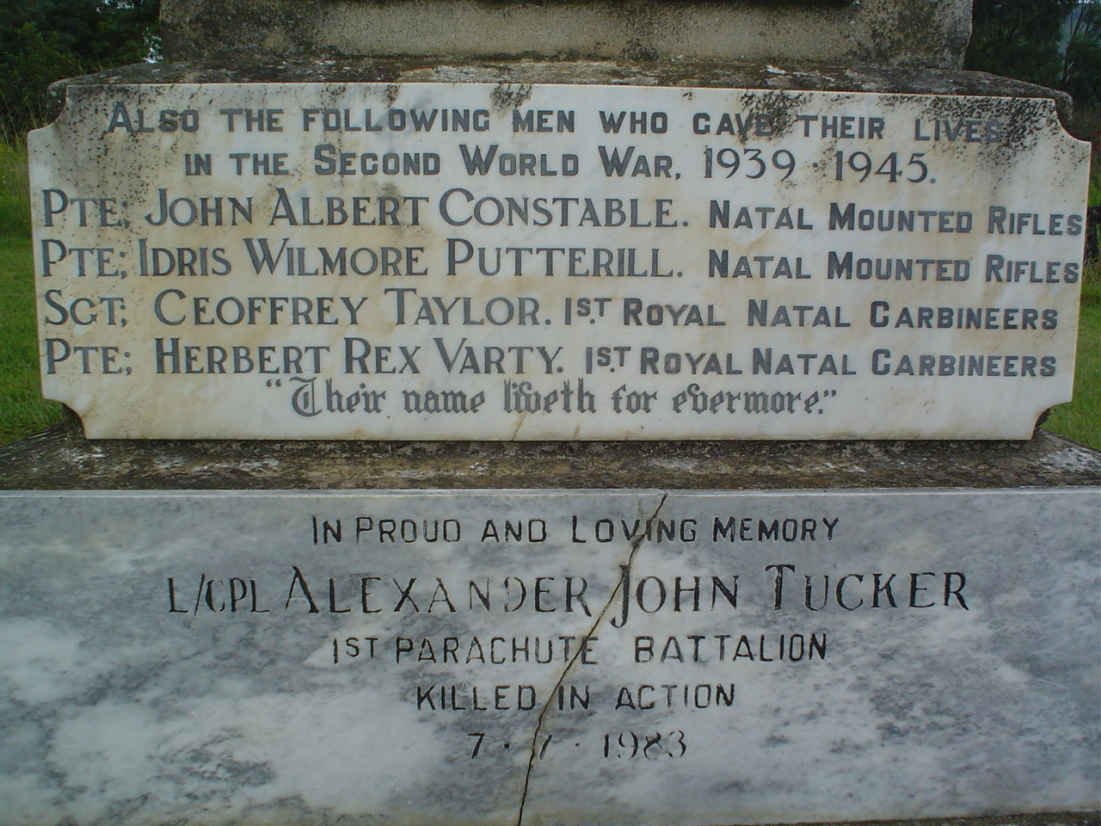 3. WW2 Plaque and Border war