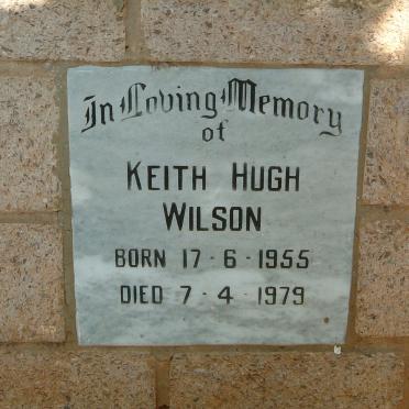 WILSON Keith Hugh 1955-1979