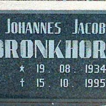 BRONKHORST Johannes Jacobus 1934-1995