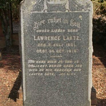 LAATZ Lawrence 1901-1918