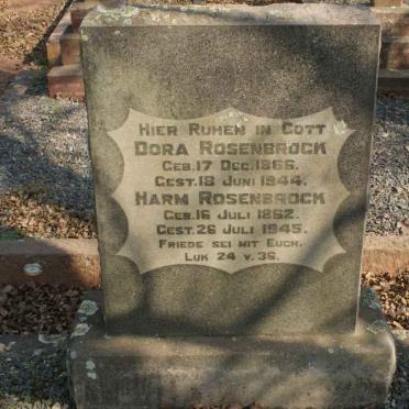 ROSENBROCK Harm 1862-1945 &amp; Dora 1866-1944