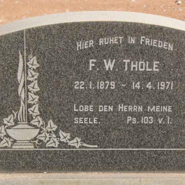 THÖLE F.W. 1879-1971