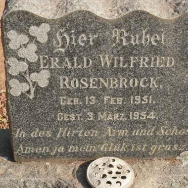 ROSENBROCK Erald Wilfried 1951-1954