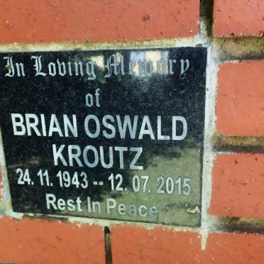 KROUTZ Brian Oswald 1943-2015