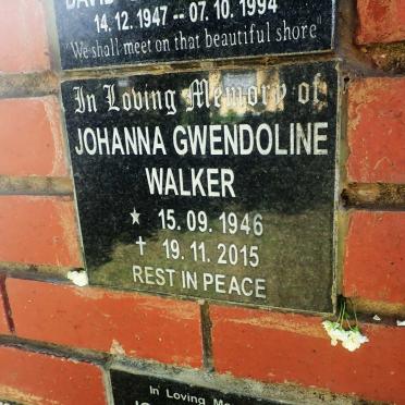 WALKER Johanna Gwendoline 1946-2015