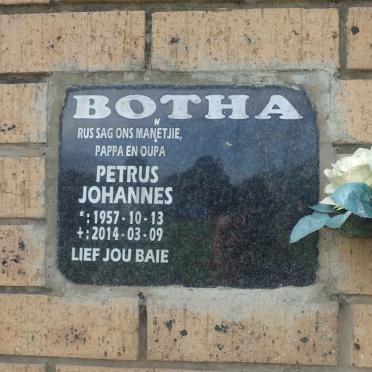 BOTHA Petrus Johannes 1957-2014