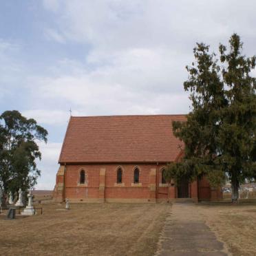 Kwazulu-Natal, MOOI RIVER, St John's Anglican Church, cemetery