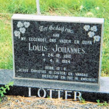 LOTTER Louis Johannes 1910-1984