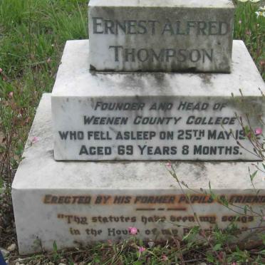 THOMPSON Ernest Alfred -1932