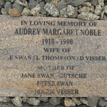 NOBLE Audrey Margaret 1910-1990