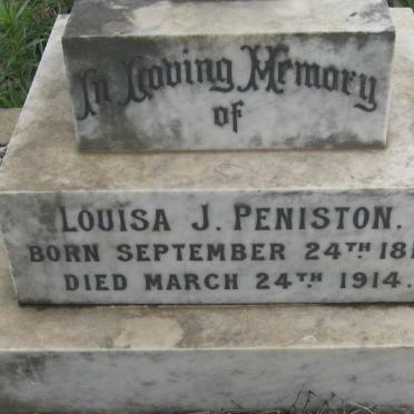 PENISTON Louisa J. 1819-1914