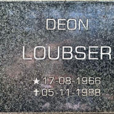 LOUBSER Deon 1966-1988