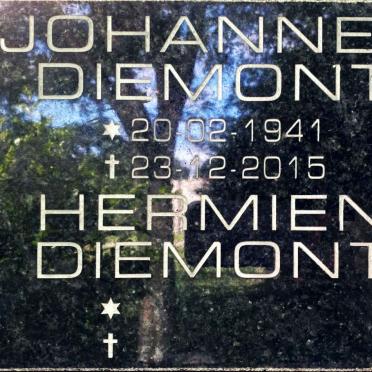 DIEMONT Johannes 1941-2015 &amp; Hermien