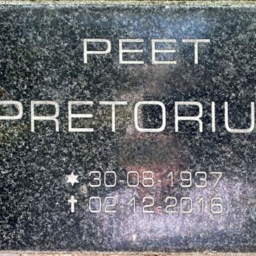 PRETORIUS Peet 1937-2016