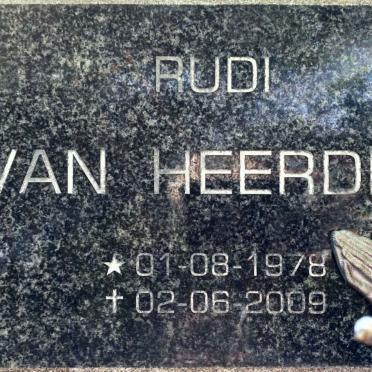 HEERDEN Rudi, van 1978-2009