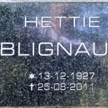 BLIGNAUT Hettie 1927-2011