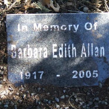 ALLAN Barbara Edith  1917-2005