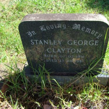 CLAYTON Stanley George 1916-1981