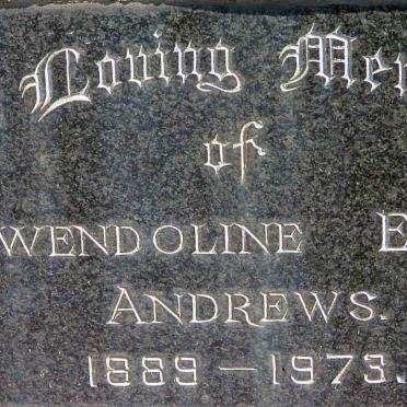 ANDREWS Gwendoline Edith 1889-1973