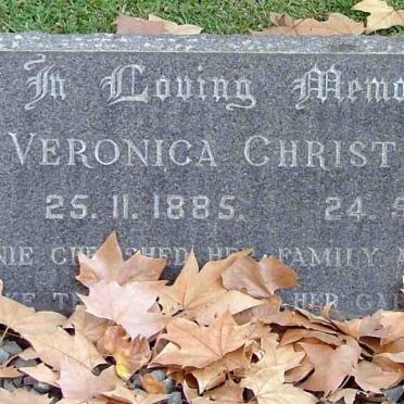 CHRISTOPHER Veronica  1885-1971