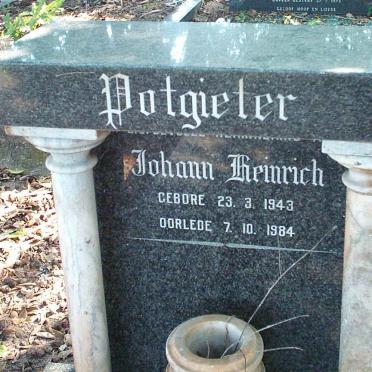 POTGIETER Johann Heinrich 1943-1984