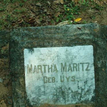 MARITZ Martha nee UYS