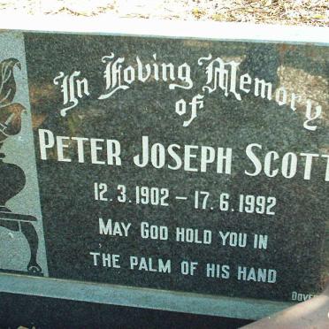 SCOTT Peter Joseph 1902-1992