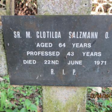 SALZMANN Clotilda -1971