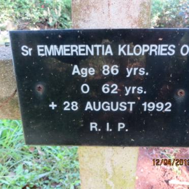 KLOPRIES Emmerentia -1992